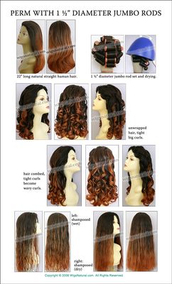 Perm for Largest Curls and Waves - with 1 �� (3.8cm) Diameter Jumbo Rod