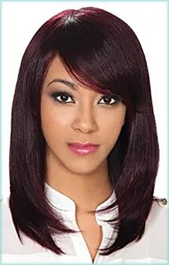 Remy Human Hair Wig HR-REMY FAIRLADY, Sister Wig Brand, Color shown 99J