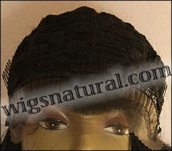 SEPIA Lace Front Wig COURTNEY, Heat-Resistant Synthetic Fiber, color #1