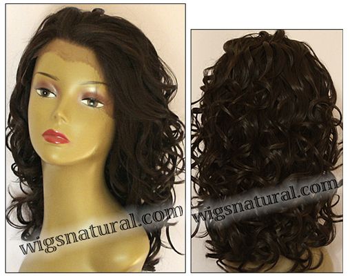 SEPIA Lace Front Wig COURTNEY, Heat-Resistant Synthetic Fiber, color #4