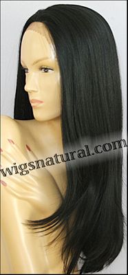 SEPIA Lace Front Wig DAHLIA, Heat-Resistant Synthetic Fiber, color 1B