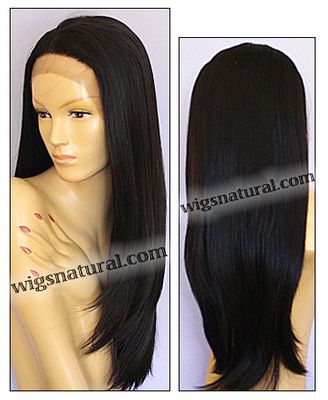 SEPIA Lace Front Wig DAHLIA, Heat-Resistant Synthetic Fiber, color #2