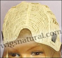 SEPIA Lace Front Wig DAHLIA, Heat-Resistant Synthetic Fiber, color #613