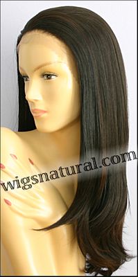 SEPIA Lace Front Wig Diamond, Heat-Resistant Futura Synthetic Fiber, color FS4/30