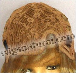 SEPIA Lace Front Wig Holiday, Heat-Resistant Synthetic Fiber, color H24/613