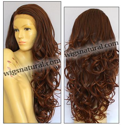 SEPIA Lace Front Wig Holiday, Heat-Resistant Synthetic Fiber, color T33/130