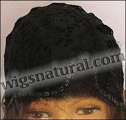 SEPIA Lace Front Wig KIM, Heat-Resistant Synthetic Fiber, color 1B