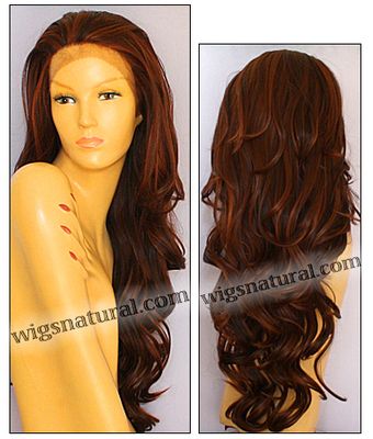 SEPIA Lace Front Wig KIM, Heat-Resistant Synthetic Fiber, color F33/130