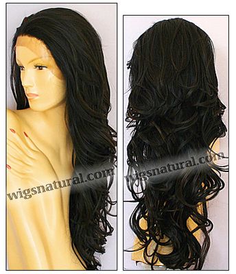 SEPIA Lace Front Wig KIM, Heat-Resistant Synthetic Fiber, color FS1B/30