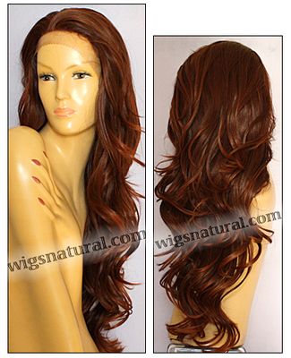 SEPIA Lace Front Wig KIM, Heat-Resistant Synthetic Fiber, color T33/130