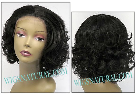 SEPIA Lace Front Wig Lapis, Heat-Resistant Futura Synthetic Fiber, color #1 SEPIA Lace Front Wig Lapis, Heat-Resistant Futura Synthetic Fiber, color #1