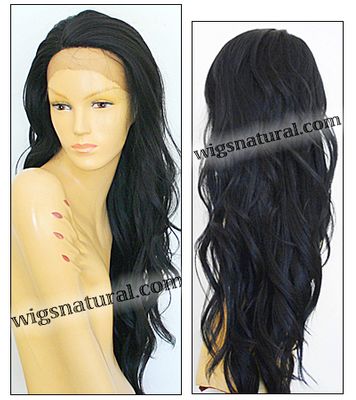 SEPIA Lace Front Wig Laurel, Heat-Resistant Synthetic Fiber, color 1B SEPIA Lace Front Wig Laurel, Heat-Resistant Synthetic Fiber, color 1B