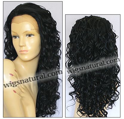 SEPIA Lace Front Wig LF-Isabella, Heat-Resistant Synthetic Fiber, color 1B