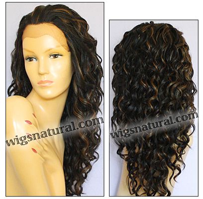 SEPIA Lace Front Wig LF-Isabella, Heat-Resistant Synthetic Fiber, color FS4/27