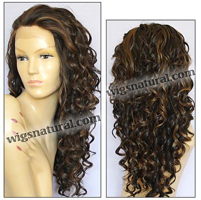 SEPIA Lace Front Wig LF-Isabella, Heat-Resistant Synthetic Fiber, color P4/27/30