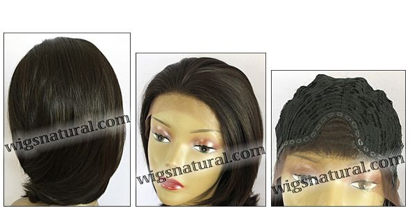 SEPIA Lace Front Wig OMEGA, Heat-Resistant Futura Synthetic Fiber, color #4