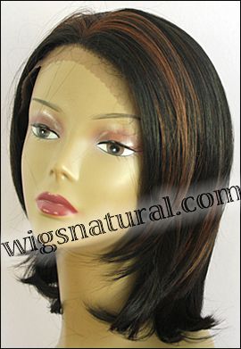 SEPIA Lace Front Wig OMEGA, Heat-Resistant Synthetic Fiber, color FS1B/30