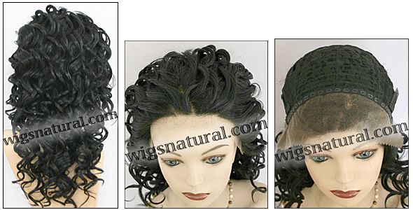 SEPIA Lace Front Wig Ruby, Heat-Resistant Futura Synthetic Fiber, color #2