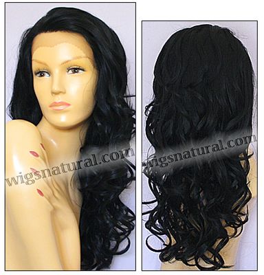 SEPIA Lace Front Wig SOFIA, Heat-Resistant Synthetic Fiber, color #1