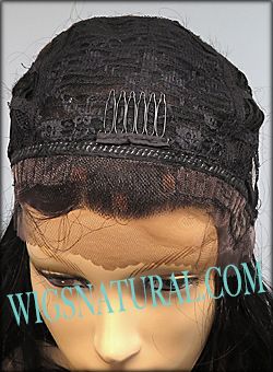 SEPIA Lace Front Wig SOFIA, Heat-Resistant Synthetic Fiber, color shown FS1B/30