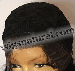 SEPIA Lace Front Wig YVONNE, Heat-Resistant Synthetic Fiber, color #1