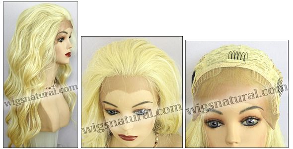 SEPIA Lace Front Wig YVONNE, Heat-Resistant Synthetic Fiber, color #613