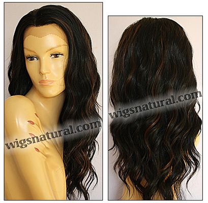 SEPIA Lace Front Wig YVONNE, Heat-Resistant Synthetic Fiber, color FS1B/30