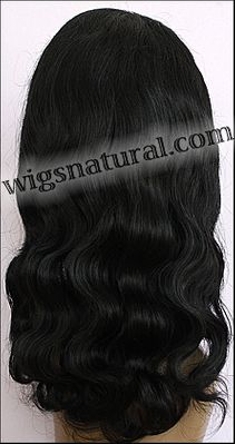 Silk top full lace wig, Injection full lace wig, Hidden knots full lace wig, Chinese remy hair, style WNST-Chinese-BodyWave-1-22, Custom