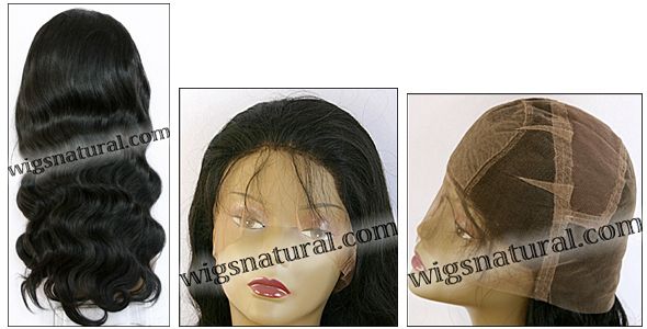 Silk top full lace wig, Injection full lace wig, Hidden knots full lace wig, Indian remy hair, style WNST-BodyWave-1B-24, in stock Silk top full lace wig, Injection full lace wig, Hidden knots full lace wig, Indian remy hair, style WNST-BodyWave-1B-24, in stock