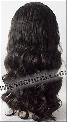 Silk top full lace wig, Injection full lace wig, Hidden knots full lace wig, Indian remy hair, style WNST-BodyWave-30HL2-24, Custom