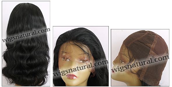 Silk top full lace wig, Injection full lace wig, Hidden knots full lace wig, Indian remy hair, style WNST-BodyWave-N-20, in stock