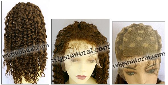 Silk top full lace wig, Injection full lace wig, Hidden knots full lace wig, Indian remy hair, style WNST-Curly-4-24, Custom