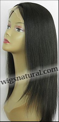 Silk top full lace wig, Injection full lace wig, Hidden knots full lace wig, Indian remy hair, style WNST-LightYaki-1B-20, in stock