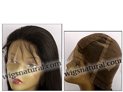 Silk top full lace wig, Injection full lace wig, Hidden knots full lace wig, Indian remy hair, style WNST-LightYaki-1B-24, in stock Silk top full lace wig, Injection full lace wig, Hidden knots full lace wig, Indian remy hair, style WNST-LightYaki-1B-24, in stock