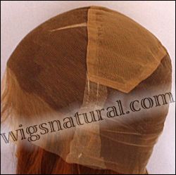 Silk top full lace wig, or Full lace wig, Virgin European hair, virgin Brazilian hair, or virgin Asian hair, style VW-CRed-straight-M28x24-22