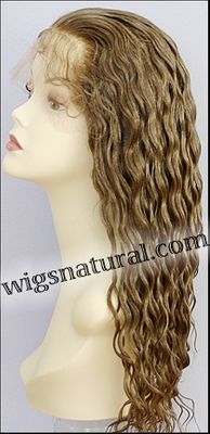 Silk top full lace wig, or Full lace wig, virgin European hair, virgin Brazilian hair, or virgin Asian hair, style VW-DBlond-Wavy-M10N10-24 Silk top full lace wig, or Full lace wig, virgin European hair, virgin Brazilian hair, or virgin Asian hair, style VW-DBlond-Wavy-M10N10-24