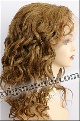 Silk top full lace wig, or Full lace wig, Virgin European hair, virgin Brazilian hair, or virgin Asian hair, style VW-DGBlond-BodyCurl-8-22