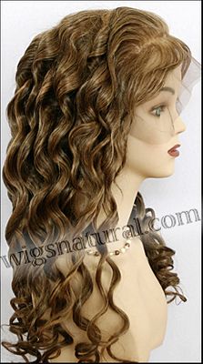 Silk top full lace wig, or Full lace wig, virgin European hair, virgin Brazilian hair, or virgin Asian hair, style VW-LBrown-BodyCurl-10NHL7-26 Silk top full lace wig, or Full lace wig, virgin European hair, virgin Brazilian hair, or virgin Asian hair, style VW-LBrown-BodyCurl-10NHL7-26