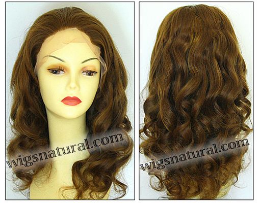 Silk top full lace wig, or Full lace wig, virgin European hair, virgin Brazilian hair, or virgin Asian hair, style VW-GBrown-bodyCurl-10HL4-24 Silk top full lace wig, or Full lace wig, virgin European hair, virgin Brazilian hair, or virgin Asian hair, style VW-GBrown-bodyCurl-10HL4-24