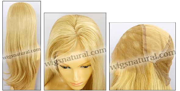 Silk top full lace wig, or Full lace wig, Virgin European hair, virgin Brazilian hair, or virgin Asian hair, style VW-LGBlond-17HL11BL-24