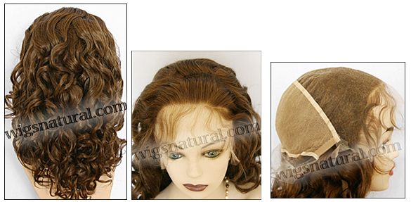 Silk top full lace wig, or Full lace wig, Virgin European hair, virgin Brazilian hair, or virgin Asian hair, style VW-MBrown-BodyCurl-4B-22 Silk top full lace wig, or Full lace wig, Virgin European hair, virgin Brazilian hair, or virgin Asian hair, style VW-MBrown-BodyCurl-4B-22