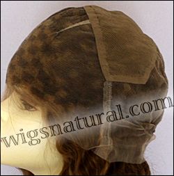 Silk top full lace wig, or Full lace wig, Virgin European hair, virgin Brazilian hair, or virgin Asian hair, style VW-MBrown-TCurl-8HL4-24