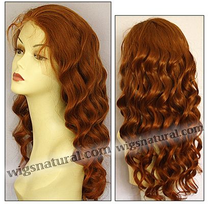 Silk top full lace wig, or Full lace wig, Virgin European hair, virgin Brazilian hair, or virgin Asian hair, style VW-MCopper-BodyCurl-25-22 Silk top full lace wig, or Full lace wig, Virgin European hair, virgin Brazilian hair, or virgin Asian hair, style VW-MCopper-BodyCurl-25-22