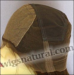 Silk top full lace wig, or Full lace wig, Virgin European hair, virgin Brazilian hair, or virgin Asian hair, style VWST-GBrown-NStraight-M4x7-20