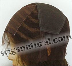 Silk top full lace wig, or Full lace wig, Virgin European hair, virgin Brazilian hair, style VWST-GBrown-TSStraight-M4x10N-22