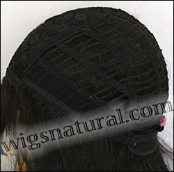 Remy Human Hair Wig HR-BRZ STRAIGHT, Sister Wig Brand, Color shown natural