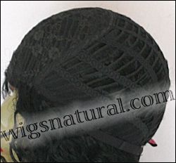 Remy Human Hair Wig HR-REMY FRENCH REFINED, Sister Wig Brand, Color shown #1