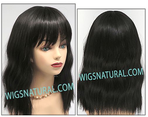 Synthetic wig INDIE WAVES, Forever Young wig collection, color shown 1B