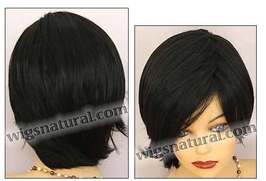 Synthetic wig Modern Edge, Forever Young wig collection, color 1B
