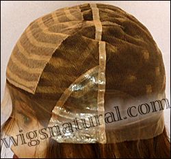 Thin skin at ears full lace wig, virgin European hair, virgin Brazilian hair, or virgin Asian hair, style VWTS-MBrown-FrenchWave-11NHLM4x4B-14